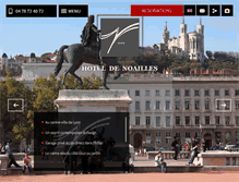 Tablet Screenshot of hoteldenoailles.fr